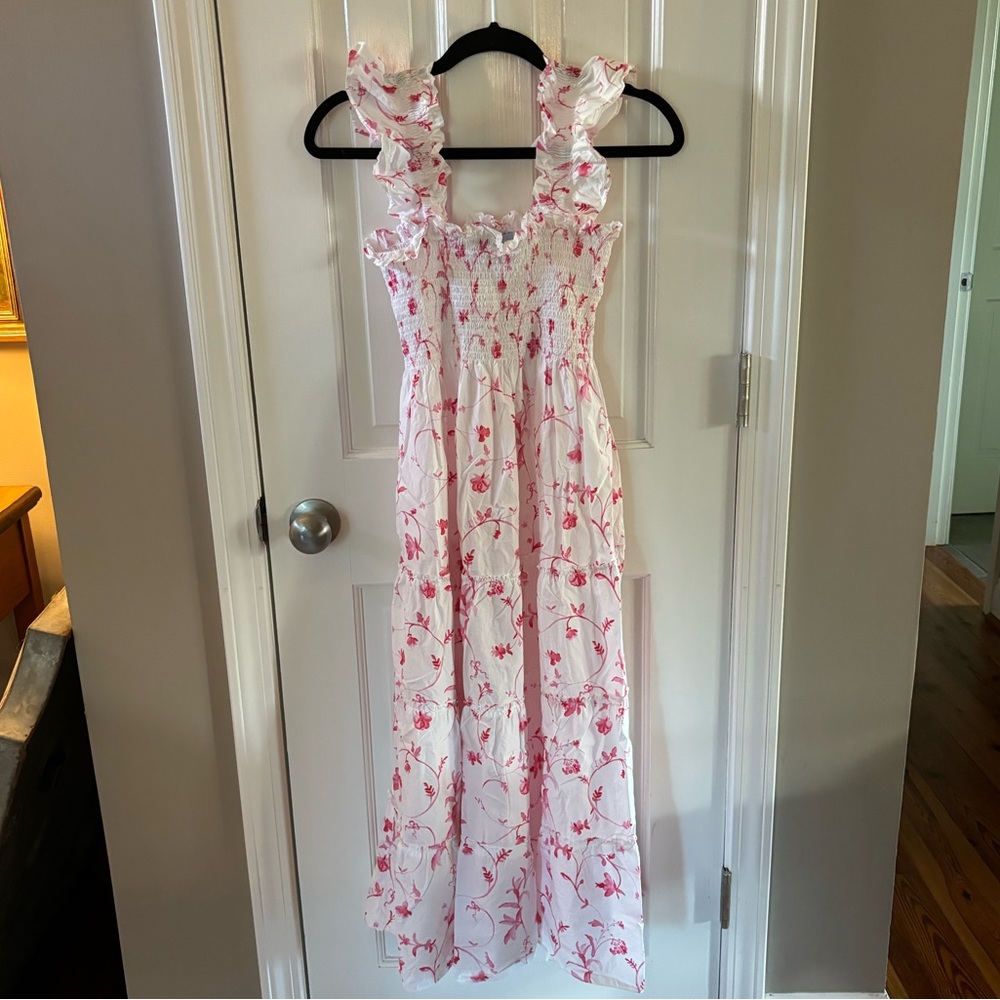 Rose botanical Hill house Ellie nap dress. Size XS.